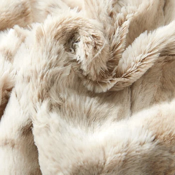 PEIDUO Extra Soft Fuzzy Dirbtiniais Kailiais Mesti Antklodę už Sofos Mink Pliušinis Leopard Metimų Patogus, Jaukus, Šiltas Lova ir Sofa Dekoras