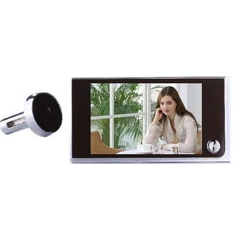FFYY-3.5 colių LCD Akutė Viewer Durys Akių Doorbell Spalva IR Fotoaparatą,EU Plug