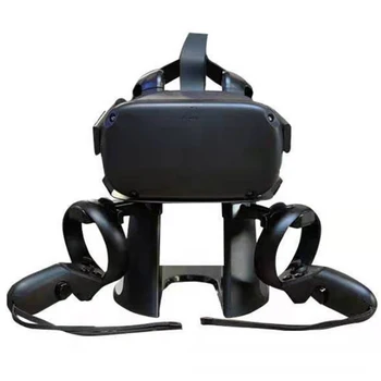 VR Stovas Ausines Ekrano Laikiklis Suderinami su Oculus Quest/Oculus RIft S VR Ausines Stovėti laisvų Rankų įranga Paspauskite Valdikliai
