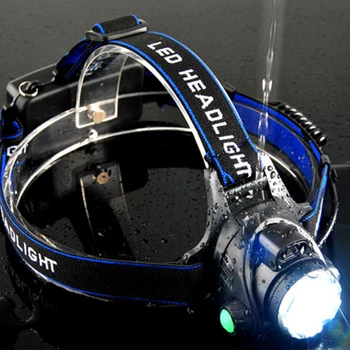 Nešiojamų LED Žibintai Priartinimas XML-T6 L2 V6 Vandeniui ZOOM Žvejybos Žibintai Pėsčiųjų Žibintuvėlis Su USB Laidu NAUDOJA 18650 Bateriją