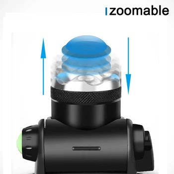 Nešiojamų LED Žibintai Priartinimas XML-T6 L2 V6 Vandeniui ZOOM Žvejybos Žibintai Pėsčiųjų Žibintuvėlis Su USB Laidu NAUDOJA 18650 Bateriją