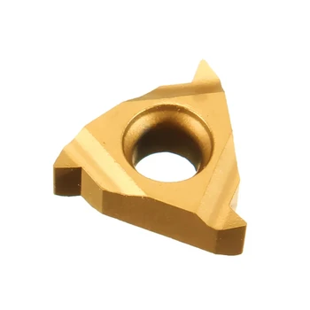10vnt Aukso Išorinis Sriegis Karbido Įdėklai Aukso Geležtės Pjovimo CNC Staklės Išorės Tekinimo Įrankis