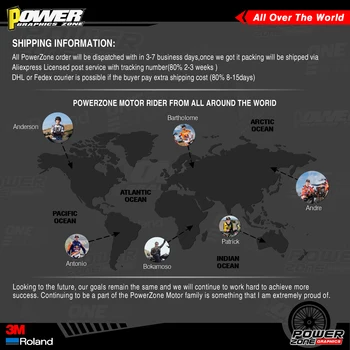 PowerZone Užsakymą Komanda Grafika 3M Lipdukai Lipdukų Rinkinys 