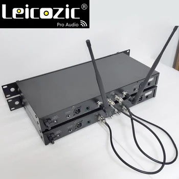 Leicozic QLX-24D Kondensatoriaus Mikrofonas, Bevielio ryšio Sistema Dual Condenseur Belaidžius Microfono Condensador Mic Tinka Originalios Kapsulė