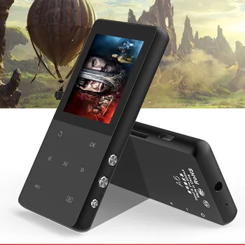 Originalus Touch Screen MP3 Grotuvą 8GB Su 1.8 Colio Ekranas Gali atlikti 80 valandų FM, E-Book Laikrodis Duomenis, MP3 Muzikos Grotuvas