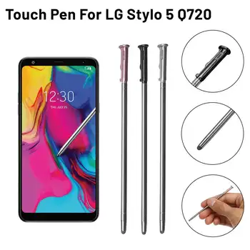 Stylus Pen for LG Stylo 5 Q720US Q720MSC Q720 Q720MS Q720PS Mobiliojo Telefono Capacitive Touch Ekrano Rašikliu Stylus Pieštukas Black Silver