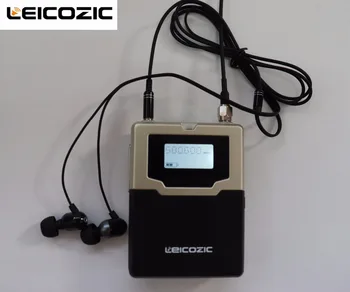 Leicozic Profesionalus garso stebėti BK560 iem į ausį, wireless stebėjimo sistemos ausies etape stebėti, 1 imtuvas su ausies telefono