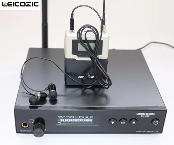 Leicozic Profesionalus garso stebėti BK560 iem į ausį, wireless stebėjimo sistemos ausies etape stebėti, 1 imtuvas su ausies telefono