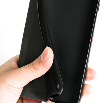 Prabanga PU Odos Atveju ZTE Blade V10 Vita Flip Case For ZTE Blade V10 Vita Telefono dėklas Minkštos TPU Silikoninis Galinio Dangtelio