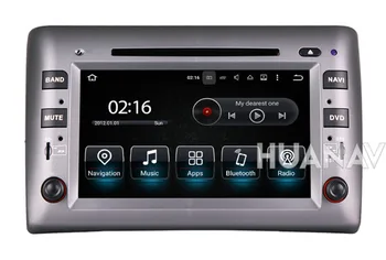 Automobilio DVD grotuvas GPS navigacija radijo Stereo Fiat Stilo 2002-2010 m. 2 din auto multimidia galvos vienetas Android 8.0 4GB+32GB
