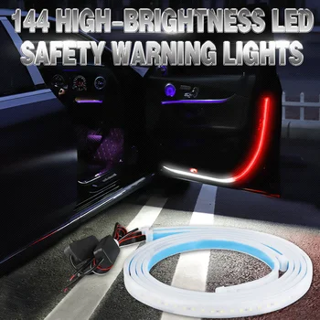 2VNT Automobilių Durų Atidarymo Įspėjimo Šviesos Strobe Mirksi Stabdžių Galinis Susidūrimo Saugos Lempos sveiki, šviesos, BMW, 