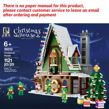 Žiemos Elf Klubas Namuose Kalėdų Blokai Suderinama su 10275 Santa šiaurės Elnių Kamanas Pilis Kūrybos Dovana Žaislas Vaikams