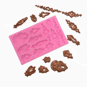 Sugarcraft Dimond Silikono formos minkštas pelėsių tortas dekoravimo priemonės šokolado pelėsių kepimo gumos pelėsių