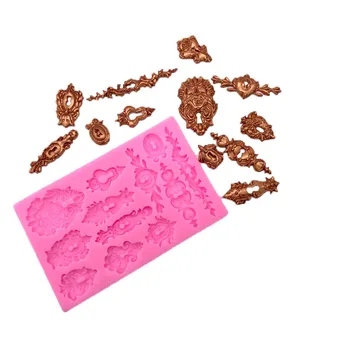 Sugarcraft Dimond Silikono formos minkštas pelėsių tortas dekoravimo priemonės šokolado pelėsių kepimo gumos pelėsių