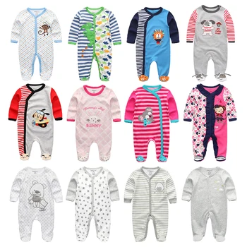 Naujagimio jumpsuit romper kūdikių romper ilgomis rankovėmis kūdikiui šilta apranga berniuko drabužius mergina medvilnės pėdkelnės kūdikių drabužių 0-12m