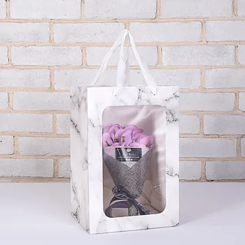 Marmuro skaidrus Коробка для подарков jubiliejų, vestuvių dovanų maišelį saldainių popierinės pakuotės gėlių, dovanų dėžutėje пакетики для конфет