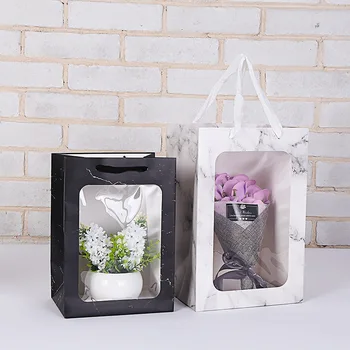 Marmuro skaidrus Коробка для подарков jubiliejų, vestuvių dovanų maišelį saldainių popierinės pakuotės gėlių, dovanų dėžutėje пакетики для конфет