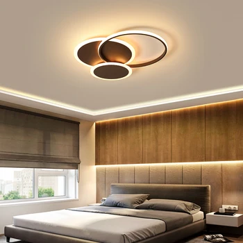 Šiuolaikinių LED Lubų Šviesos, Gyvenimo kambario, Miegamasis blizgesio de plafond moderne šviestuvas plafonnier Kavos LED Lubų šviestuvas