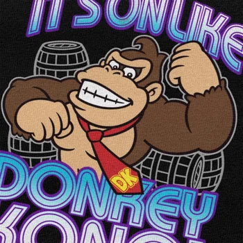 Tai Kaip Donkey Kong Marškinėliai Vyrams Minkštos Medvilnės Stilingas Mados T-shirt Trumpas Rankovėmis Gorila Tee Viršūnes Slim Fit Drabužiai Dovana