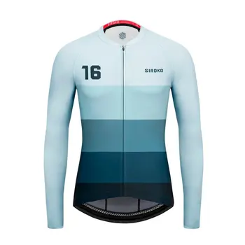 Siroko Žiemos ilgos rankovės Mokymo Džersis unisex kelių dviračių drabužių Maillot 2020 m. dviračių Dviračių Džersis rinkinys Aksomo maillot