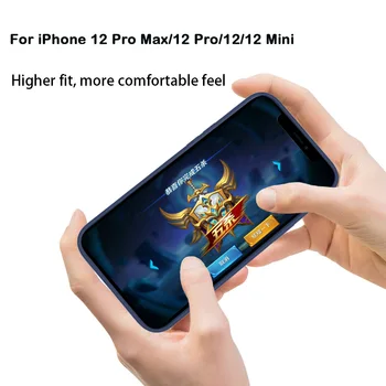 Magnetinio Silikoninis Telefono dėklas Skirtas iphone 12 pro max 12 mini Magnetinio vidinis Ratas Soft Case For iphone stabdžių Rudenį Padengti Coque