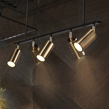 Aukso Umbra Sieniniai šviestuvai Kabo LED Prožektoriai, Lempos GU10 Šiaurės Modernus Dizainas valgomasis kambarys metalo šviestuvas, pakabos