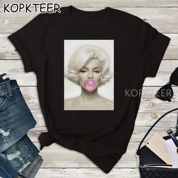 Marilyn Monroe kramtomosios Gumos Vyriški T-Shirt 