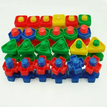 Jumbo Veržlės ir Varžtai Set - ergoterapija - Atitikimo smulkiosios motorikos Žaislas, skirtas ikimokyklinio amžiaus Vaikams