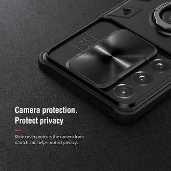 Nillkin Samsung Galaxy S21 Ultra Camshield Šarvai Atsparus smūgiams Padengti Skaidrių Kameros Apsaugos Atveju 