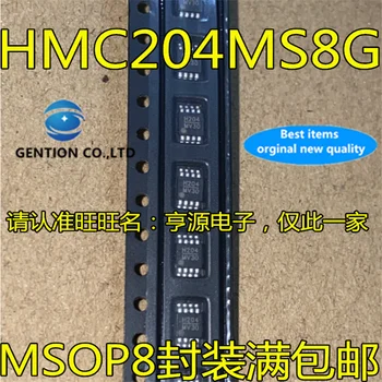 5vnt HMC204 HMC204MS8G MSOP8 Silkscreen H204 sandėlyje nauji ir originalūs