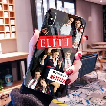 Ispanijos TV serialas Elito Coque Shell Telefono dėklas Grūdintas Stiklas iPhone 11 Pro XR XS MAX 8 X 7 6S 6 Plus SE 2020 atveju