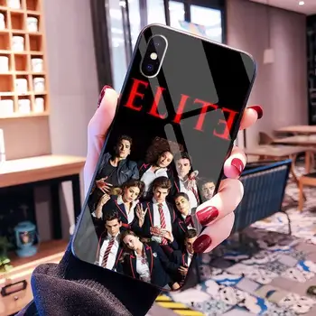 Ispanijos TV serialas Elito Coque Shell Telefono dėklas Grūdintas Stiklas iPhone 11 Pro XR XS MAX 8 X 7 6S 6 Plus SE 2020 atveju