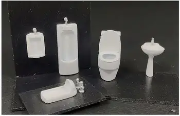 1/35 Senas tualeto Rinkinys Dervos pav Modelis rinkiniai Miniatiūriniai gk Unassembly Unpainted