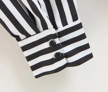 Lanbaiyijia Naujausias Stilius Dirželis Dryžuotas Marškinėliai Moterims marškinėliai Gilia V-kaklo išjungti peties Varčias Marškinėliai Mados prekės ženklo Moterų Palaidinė