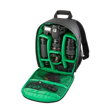 Populiarus skaitmeninės dvigubas pečių fotoaparato krepšys lauko vandeniui SLR krepšys fotoaparato krepšys fotografija ir fotoaparato krepšys, Kuprinė