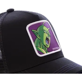 Naujas Animacijos Skrybėlę Piccolo Beisbolo Kepuraitę Aukštos Kokybės Lenkti Kraštų Juoda Snapback Cap Gorras Casquette Sunkvežimio Vairuotojas Hat Dropshipping