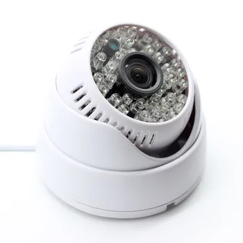 HD 1080P 2MP HAINAUT CCTV Camera Indoor Dome Saugumo IR Spalvų 48Leds naktinio matymo CMOS Balta