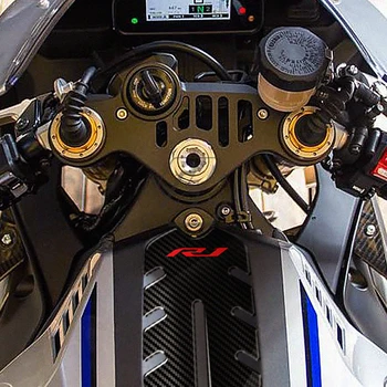 3D Motociklo Priekiniai Dujų Degalų Bako Dangtelio Raštas Tank Pad Atveju Yamaha YZF-R1 R1 2016 2017