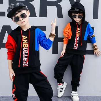 2019 Berniuko Pavasario Kombinezonas Du Vaikai'Long Rankovės Sportiniai Kostiumai Naujas korėjiečių Vaikų Drabužiai