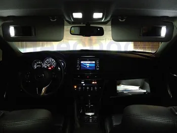 17pcs Canbus LED automobilių licencijos numerio ženklo žibintai +interjero dome žemėlapis bagažo skyriaus apšvietimas lempučių rinkinys, skirtas 