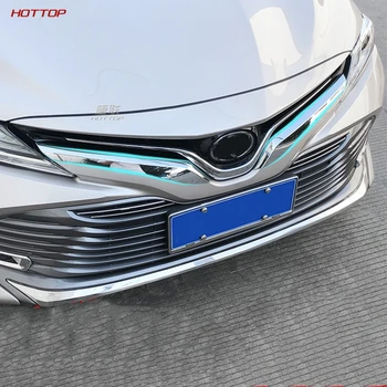 2VNT Anglies Pluošto Priekinės Akies Grotelių Apdaila Padengti Toyota Camry 2018 2019 XV70 8