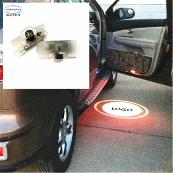 Automobilių reikmenys 2vnt Toyota Logotipu Automobilio Šviesos diodų (Led Projektorius, Lazerinė Dvasios Sveiki Žiburiai 