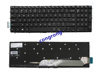 MUMS klaviatūra su foniniu apšvietimu, Skirtą Dell Inspiron 15 Žaidimų 7000 7566 7567 5570 5575 7570 7577 anglų nešiojamojo kompiuterio Klaviatūra