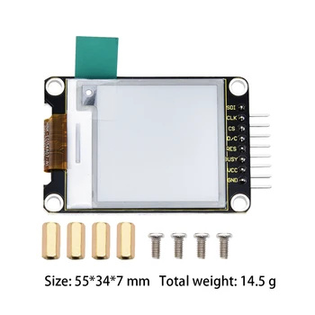 Keyestudio 1.54 Colių E-Ink Ekranas LCD Ekrano Modulis 200*200 Arduino(juoda ir balta)