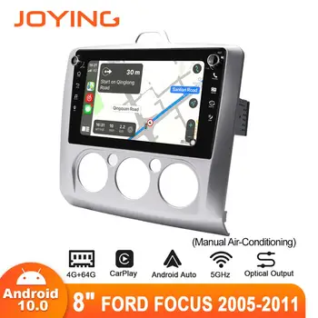 Joying 8inch Android10 Automobilio Radijo Ford Focus 2005-2011 Carplay GPS DSP SPDIF Optinė Išvestis 5GWIFI IPS1280*720 Split-screen