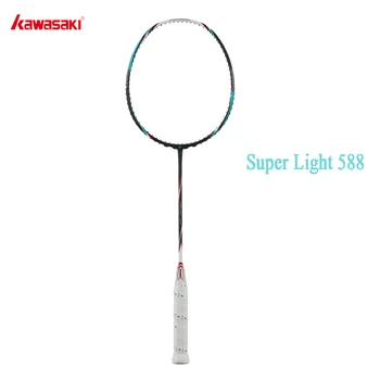 Kawasaki 6U Badmintono Raketės Profesionaliems Super Light Įžeidžiantis Tipas Aukšto Grafito Badmintono Raketės Mokymo