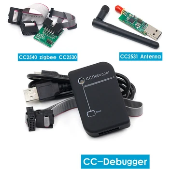 CC2531 Zigbee Emuliatorius CC-USB Derintuvas Programuotojas CC2540 CC2531 Sniffer su antena ir 
