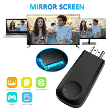 Mirascreen Anycast Miracast DLNA TV Stick HDMI suderinamus/USB Wireless Ekranas WIFI Dongle Garso ir Vaizdo Veidrodis Ekrano Imtuvas