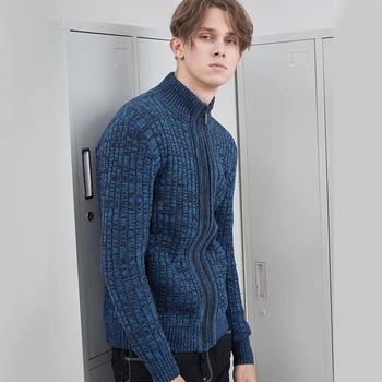 Pioneer Stovykla vyrų megztinis prekės ženklo-drabužių rudens-žiemos kietas užtrauktukas vyrų susagstomi megztiniai aukščiausios kokybės vyrų megztinis