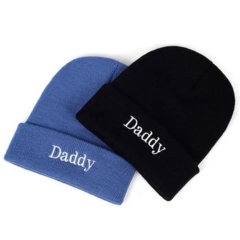 2019 naujas tėtis laišką siuvinėjimo vilnos skrybėlę mados hip-hop lauke šalta skrybėlės unisex laisvalaikio kepurės, sporto ir laisvalaikio bžūp